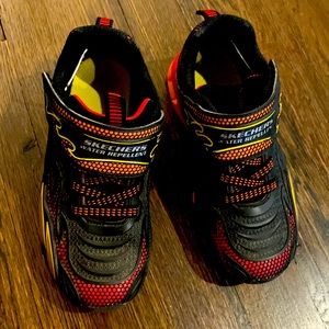 Boys Skechers light up sneakers,  size 13, like new